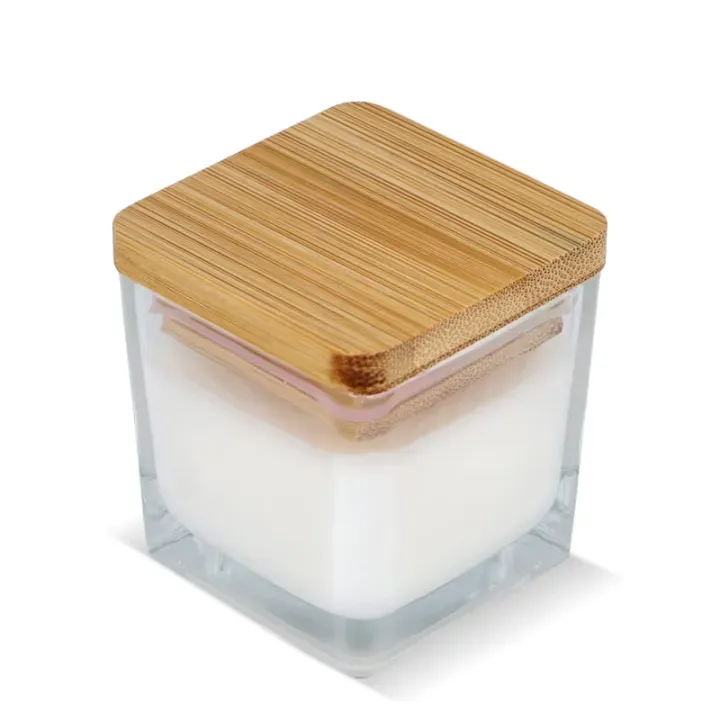 Chakra plant based candle in glass jar - LT90747 (N0001)